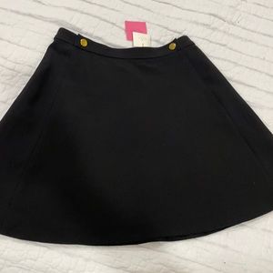 NWT Kate Spade crepe military skirt size 6